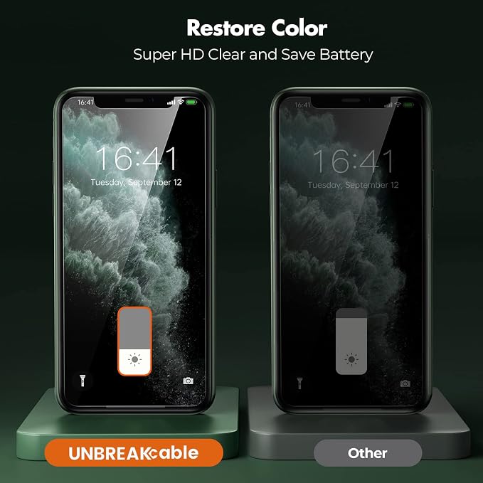 UNBREAKcable Privacy Screen Protector for iPhone 11 Pro Max/XS Max, 2-Pack | True 28° Anti-Spy, Shatterproof Tempered Glass, 9H Hardness, Easy Install, Bubble-Free, Anti-Scratch, Case Friendly - Image 5