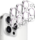 Dengduoduo 3 Pack Camera Lens Protector for iPhone 16 Pro 6.3 inch and 16 Pro Max 6.9 inch, Tempered Glass, Ultra HD, 9H Hardness, Anti-Scratch, Case Friendly [No Affect on Night Shots] by Dengduoduo