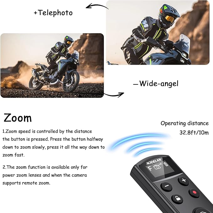 for Fujifilm Camera Rechargeable Shutter Release, Wireless Remote Control | Compatible with Fuji X-T30 II,X-S10,X-H2,X-H2S,X-T3,X-T4,X-T5,X-S20,X-T30,X-T50,X-M5,X100VI,X-E5,X Half - Image 5