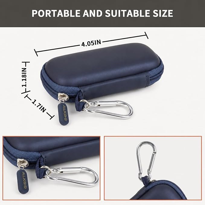 USB Flash Drive Case, SD Card/Thumb Drive/Memory Cards Holder, Bag Only | SDXC/SDHC Storage, Electronic Accessories Organizer for SanDisk / for Samsung, for Students/IT/Office/School/Travel, Royal - Image 3