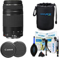 Canon EF 75-300mm f/4-5.6 III Telephoto Zoom Lens for Canon SLR Cameras, 6473A003 (Renewed) (Lens w/PIXIBYTES Travel Bundle) by Amazon+Renewed