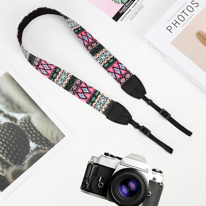 1 X 70CM DSLR Camera Strap Neck Shoulder Strap Belt Color Pinstripe Suitable for CANON EOS Rebel T5i T4i T3i T3 T2i T1i XT XTi XSi SL1 DSLR Cameras - Image 5