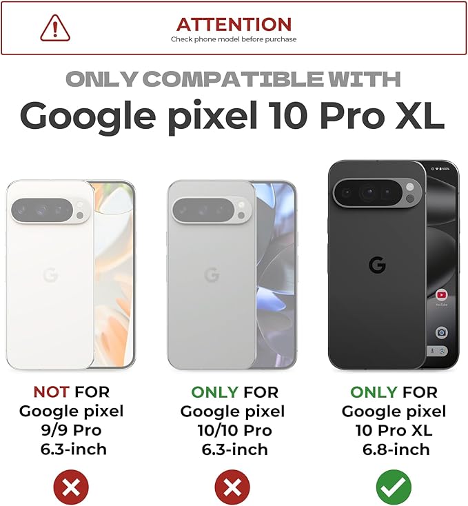 Dexnor for Google Pixel 10 Pro XL Case with Slide Camera Cover & 2 Front Frames & Built-in Screen Protector & Kickstand, Full-Body Shockproof Protective Cover Rugged Bumper Cases,Army Green(2025) - Image 2