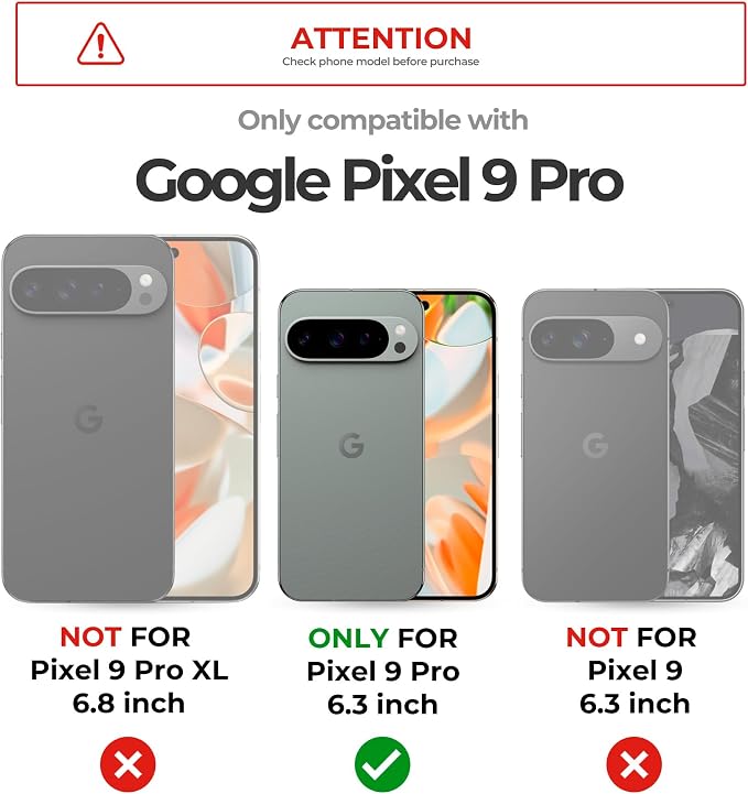 Dexnor for Google Pixel 9 Pro Case with Slide Camera Cover & Built-in Screen Protector & Heavy-Duty Kickstand,Full-Body Protective Cover Rugged Bumper Cases for Pixel 9 Pro,Army Green(2024) - Image 2