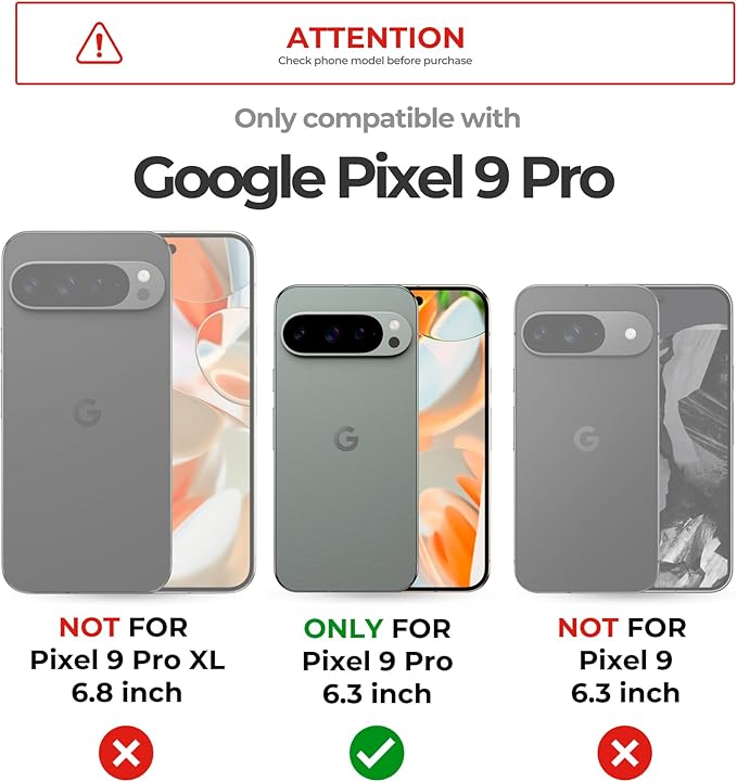 Dexnor for Google Pixel 9 Pro Case with Slide Camera Cover & Built-in Screen Protector & Heavy-Duty Kickstand,Full-Body Protective Cover Rugged Bumper Cases for Pixel 9 Pro,Navy Blue(2024) - Image 2