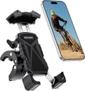 K&F CONCEPT Motorcycle Phone Mount, Bike Holder for 4.7" to 6.9" Phones | 360° Adjustable Quick Install Handlebar Clamp, MS51 by KFCONCEPT