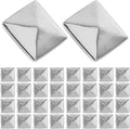 100 Pack Square Rivets, 0.39in Copper Flat Back Pyramid Studs | Metal Hot Studs Flatback Nail Head Rivet for Clothing, Leather, Shoes, Bags Jewelry and DIY Punk Crafts by Unknown