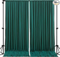 40ftx10ft Wrinkle Free Hunter Green Backdrop Curtain - 10 Feet Photography Backdrop Drapes, Silky Polyester Back Drop Cloth for Wedding Baby Shower Balloon Arch Background by Unknown