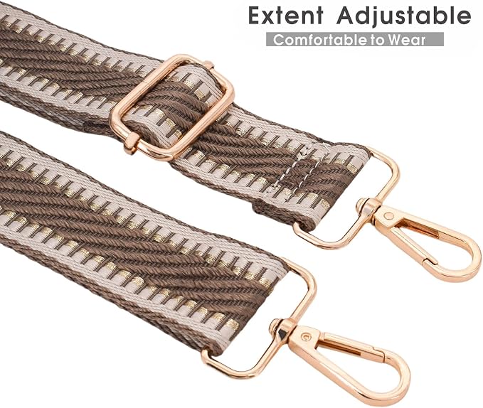 Replacement Purse Strap Shoulder Strap Adjustable Crossbody Strap for Women Crossbody Wide Shoulder Bag - Image 4