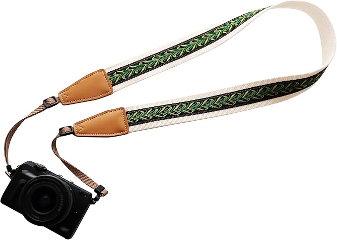 UNIKSTRAP Original Design Personalized Adjustable Camera Strap Vintage Style Peacock Feather, Fit for Canon Nikon Sony Olympus Interchangeable Lens Digital Camera/DSLR etc. by Unknown