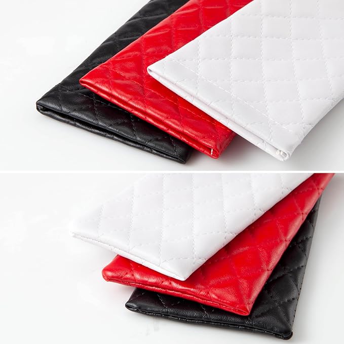 TRIUMPH VISION Eyeglass Case Glasses Case Soft Sunglass Pouch Sleeve 3 Pack | Slim Lightweight Alternative to Bulky Case, Leather Lined Protect Lens, Squeeze Easy to Use, Stylish Portable for Daily Use - Image 7