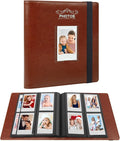 Veicevol 288-Pocket 2x3 Photo Album for Instax Mini and Polaroid, Brown | PU Leather Cover Keeps, Fits Instax Mini and Polaroid 2x3 Photos, Protects Travel, Wedding and Family Memories by VEICEVOL