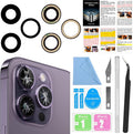 ASDAWN Back Rear Camera Lens Glass Replacement for iPhone 14 Pro 6.1 Inches with Pre-Installed Adhesive, ASDAWN Back Camera Lens Glass kit with Installation Manual + Repair Tool Set by ASDAWN