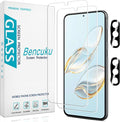 2+2 Pack Screen Protector for Samsung Galaxy S23 Plus | 9H Tempered Glass, with Camera Lens Protector, Fingerprint ID Compatible, Anti Scratch, Bubble Free by Bencuku