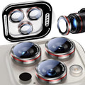 Uyiton for iPhone 17/16/15/14 (Pro Max & Pro) Camera Lens Protector | Unique Lines Text Design, Case-Friendly, Military-Grade Sapphire Glass Metal Camera Cover, Easy to Install, Gray by Uyiton
