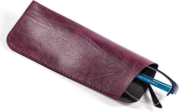 TRIUMPH VISION 3 Pack Reading Glasses Pouch Soft Case Eyeglass Sleeve Slim | Alternative to Bulky Case in bag, Lightweight Lined Padded Protect Optical lens Slip in, Cute Pattern Portable for Daily Use - Image 3