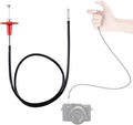 JJC TCR-70R 70cm Mechanical Cable Shutter Release with Bulb-Lock for Fujifilm X10 X20 X30 X100s X100t X-Pro1 X-Pro2 X-E1 X-E2, Leica M6 M7 M8 and Nikon Df F4 FM2 F3 FE FM3a F80, Threaded Release Cable by Fotasy