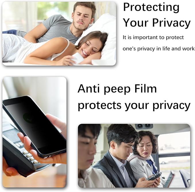Privacy Screen Protector for Samsung Galaxy A15 5G Tempered Glass | Camera Lens Protector, Anti Scratch, Bubble Free, Case Friendly, 2+2 Pack - Image 6