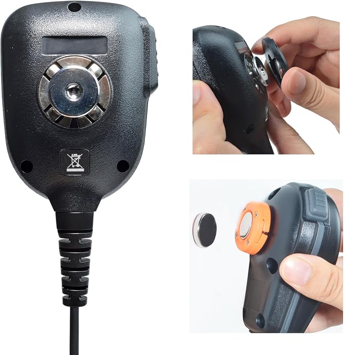 UAYESOK Magnet Mobile Radio Mic & CB Microphone Clip Holder | For Yaesu MH-67A8J, HYT SM16A1, Motorola Kenwood QYT KT-8900 Car Mic - Image 3