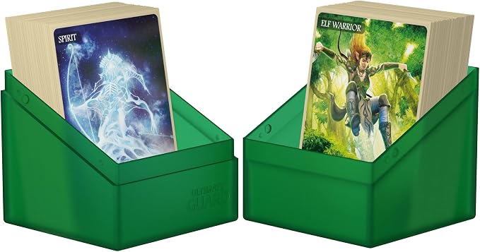Ultimate Guard Boulder 100+ Classic, Deck Case for 100 Double-Sleeved TCG Cards, Emerald, Secure & Durable Storage for Trading Card Games, Soft-Touch Finish - Image 4
