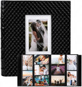 RECUTMS Photo Album 4x6 Pictures, 800 Pockets Large Capacity Picture Album | Acid-Free Black Pages, Leather Cover, Dual Horizontal/Vertical Pockets, Custom Photo Cover, Perfect for Wedding, Family&Trave by RECUTMS