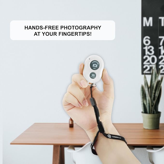 CamKix Camera Shutter Remote Control with Bluetooth Wireless Technology - Create Amazing Photos and Videos Hands-Free - Works with Most Smartphones and Tablets (iOS and Android) - Image 2