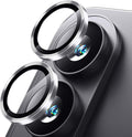 Korecase Samsung Galaxy S25 Edge Camera Lens Protector, Silver | 9H Tempered Glass, Anti Scratch, Shockproof, Metal Ring by Korecase