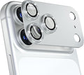 for iPhone 17 Pro Camera Lens Protector, Glitter Silver | [Military Grade Shatterproof] [Strong Adsorption] [Case Friendly] Matte Metal Tempered Glass Camera Screen Cover Accessories by Beuxece