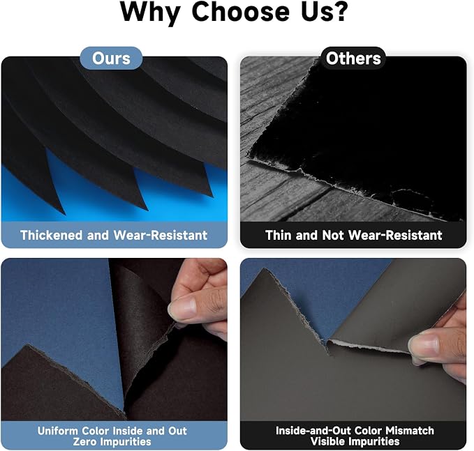 Seamless Black Paper Backdrop Roll for Photography, Photo Background, and Photoshoot Cover–Roll of Paper with Backdrop Cover for Background Stand,Thick Anti-Wrinkle Matte.(106.9''x36' Black) - Image 2