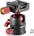 NEEWER Tripod Head, 360° Rotating Panoramic Ball Head with 1/4” Quick Shoe Plate for Tripod Monopod Slider DSLR Camera Camcorder, Max Load up to 5kg/11lb – GM28 by Neewer