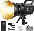 NEEWER FS300B 300W LED Studio Video Light, Bi Color COB Continuous Lighting with 2.4G/APP Control 44500Lux/1m 2700K-6500K CRI97+, 12 Scenes, Bowens Mount Spotlight for Photography Recording Streaming by Neewer