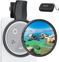 NEEWER 67mm Clip On CPL Filter for Phone, Circular Polarizing Polarizer Camera Lens Photography Accessories Kit Compatible with Android Samsung Galaxy S25 Ultra Google Pixel Huawei Xiaomi, FL-B19 by Neewer