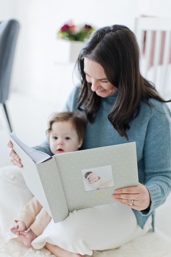 Pearhead Baby Photo Album, Holds 200 Pictures, Polka Dots, Gray,One Size (Pack of 6) - Image 8