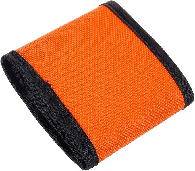 PATIKIL Lens Filter Case, 4-Pocket Camera Filter Case Portable Lens Filter Pouch Photography Fit Camera Bag Pocket Drone for 25mm-58mm, Orange | Portable Photography Lens Filter Pouch, Fit Camera Bag Pocket Drone - Image 3