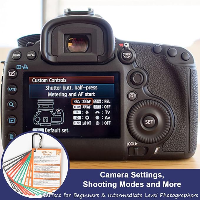 DSLR Cheat Sheet Photography Accessories Camera Accessories for Canon Nikon Sony Photography Gifts for Photographer Quick Reference Cards Guides Tips Settings Exposure Modes Composition And More 4×3in - Image 4