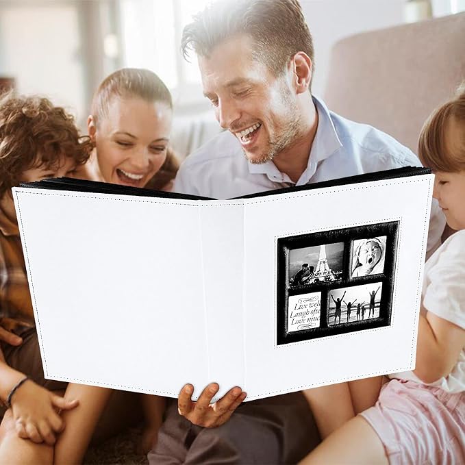 Ywlake Photo Album 4x6 600 Pockets Photos, Extra Large Capacity Family Wedding Picture Albums Holds 600 Horizontal and Vertical Photos White - Image 7