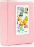 Ablus 64 Pockets Mini Photo Album for Fujifilm Instax Mini 7s 8 8+ 9 25 26 50s 70 90 Instant Camera & Name Card (Pink) by Ablus