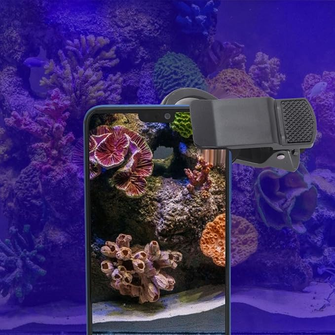 Yosoo Health Gear Aquarium Coral Lens Kit, 3-in-1 Fish Tank Photography Lens with Macro & Orange Yellow Filters for Smartphone - Image 3
