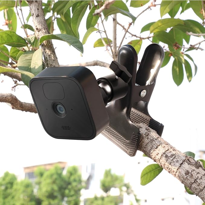 iTODOS 2 Pack Clip Clamp Mount for Blink Outdoor 4 (4th Gen)/(3rd Gen)/XT/XT2/Mini, Metal Holder, Camera Mount Attach Wherever You Like Without Tools - Image 4