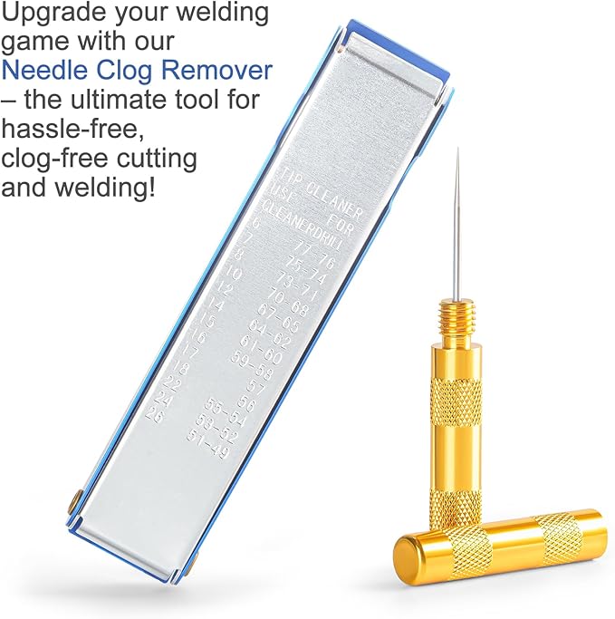 Torch Tip Cleaner, Welding Nozzle Tip Cleaner, Carburetor Cleaner Tools Accessories with 13 Cleaning Wires and 1 Sharp Pick for Carburetors, Gas Orifices, Sprinklers and Shower Heads Cleaning - Image 7