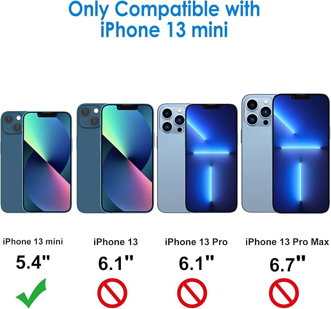 JETech Screen Protector for iPhone 13 mini, 2+2 Pack | with Camera Lens Protector, HD Clear Tempered Glass, Anti-Scratch Protection, Easy Installation Tool - Image 2
