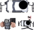 Fotga Universal Smartphone Cage Photo Video Stabilizer W/Handles + 67mm Variable ND Filter for iPhone 17 16 15 14 Pro Max Samsung Cell Phone Vlog Live Stream Video Recording, Cold Shoe Tripod Mount by FOTGA