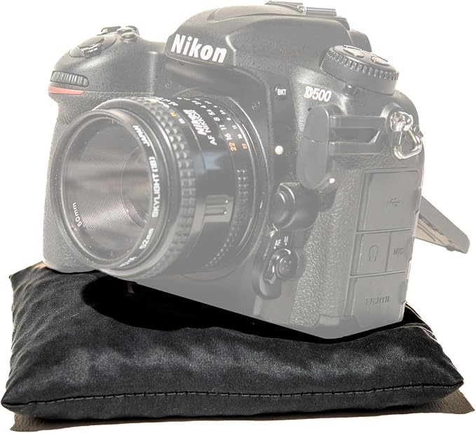 TBag Tripod Bean Bag - Portable Camera & Smartphone Stabilizer - Compact Support for Photo, Video, Flashes, Accessories - Travel Friendly Quick Setup Tripod Alternative Camera Bean Bag | Black by TADASHI+FISHEYE+FILTERS