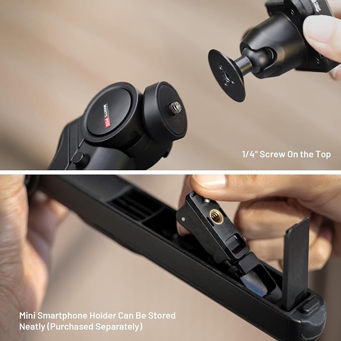 PGYTECH MantisPod 2.0 Mini Camera Vlogging Tripod for Travel | 6 Modes Small Travel Flexible DSLR Pocket Stand, Video Vlogging Desktop Shooting Selfie Mount Stand - Image 5