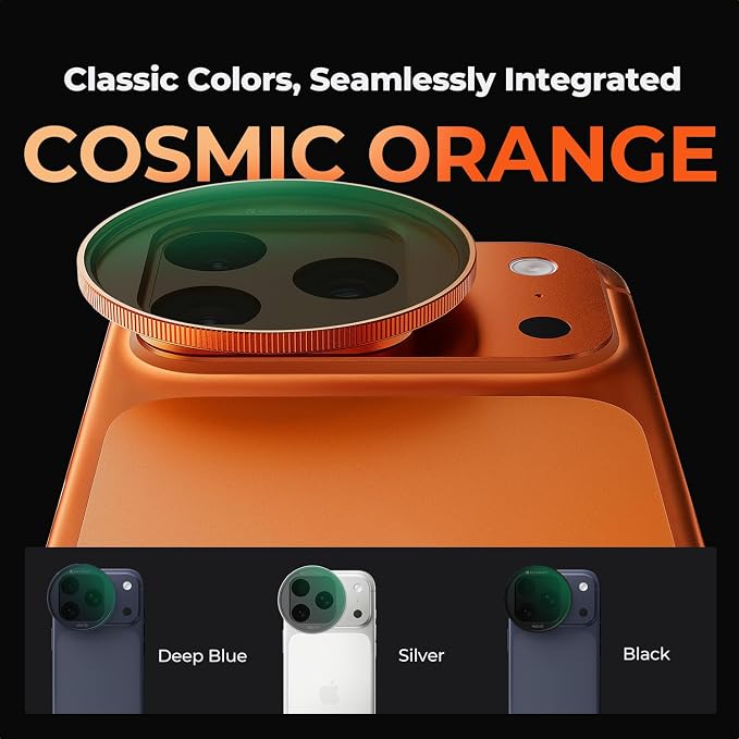 K&F CONCEPT Snap-On ND2-32 Filter Compatible with iPhone 17 Pro & Pro Max | 11.2g Ultra-Lightweight Variable ND Lens Filter with Snap-on Deco Mount, AGC Glass 28-Layer Coating, FA301 - Image 6