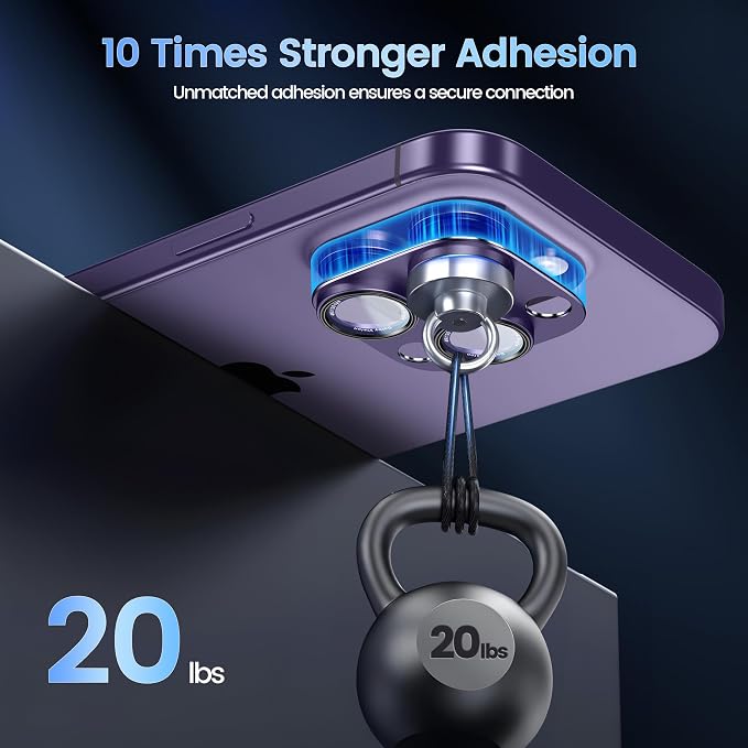 CACOE Metal Camera Lens Protector for iPhone 14/16 Pro/Pro Max Cover | Tempered Glass Cover, Anti-Scratch, Drop-Proof, Strong Adhesion, Camera Screen Cover Accessories, Dark Purple - Image 6