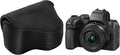 Neoprene Mirrorless Camera Case for Canon EOS R7 R10 +18-45mm Lens Z6III | for Nikon Z5 z5II Z6 Z6III +24-50mm Lens, Z50II +16-50mm Lens, 6mm thick Neoprene Camera Sleeve Pouch, Anti-Scratch by KIWIFOTOS