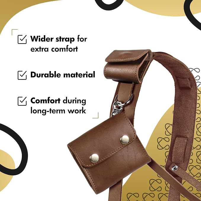 Leather Camera Strap Crossbody for DSLR, Mirrorless – Secure Dual Mount, Quick Release for Professional Photography - Image 3