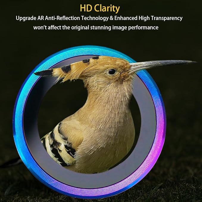 Camera Lens Protector for iPhone 16 Pro/16 Pro Max, Colorful | Tempered Glass, Auto-align Tray, Easy Installation, Case Friendly, Anti-Scratch, HD Clear, Ultra Slim - Image 3
