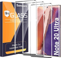 3 Pack Galaxy Note 20 Ultra Screen Protector, HD Clear Tempered Glass, Fingerprint Unlock, 3D Curved, Scratch Resistant, No Bubble for Samsung Galaxy Note 20 Ultra 5G Glass Screen Protector by Unknown